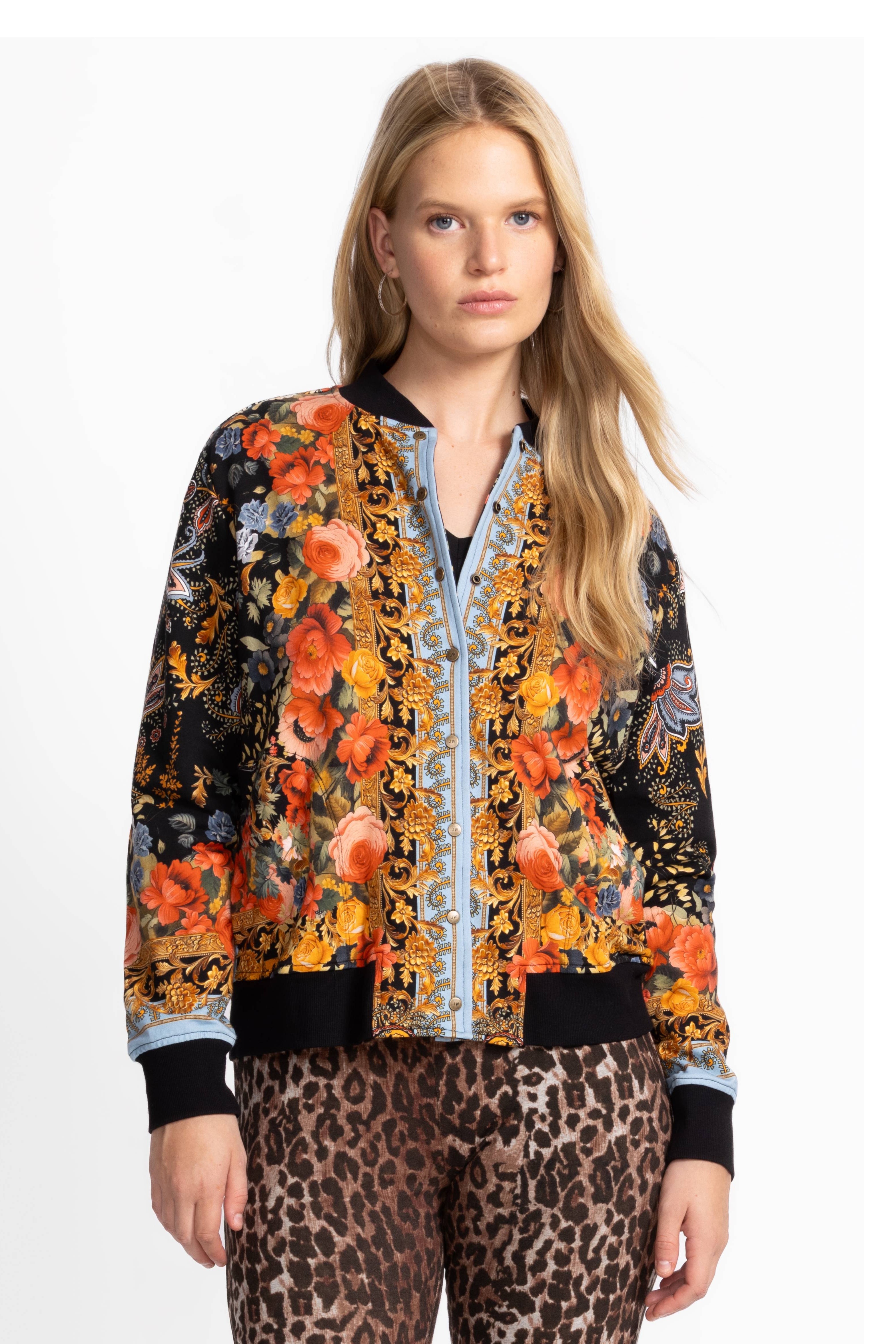 Johnny Was | French Terry Bomber Jacket | Leto
