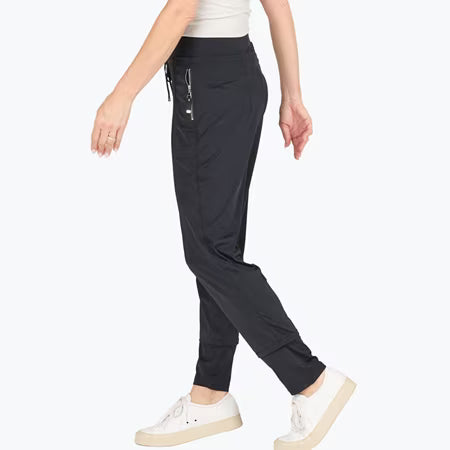 Two T's | Panelled Pant | Black