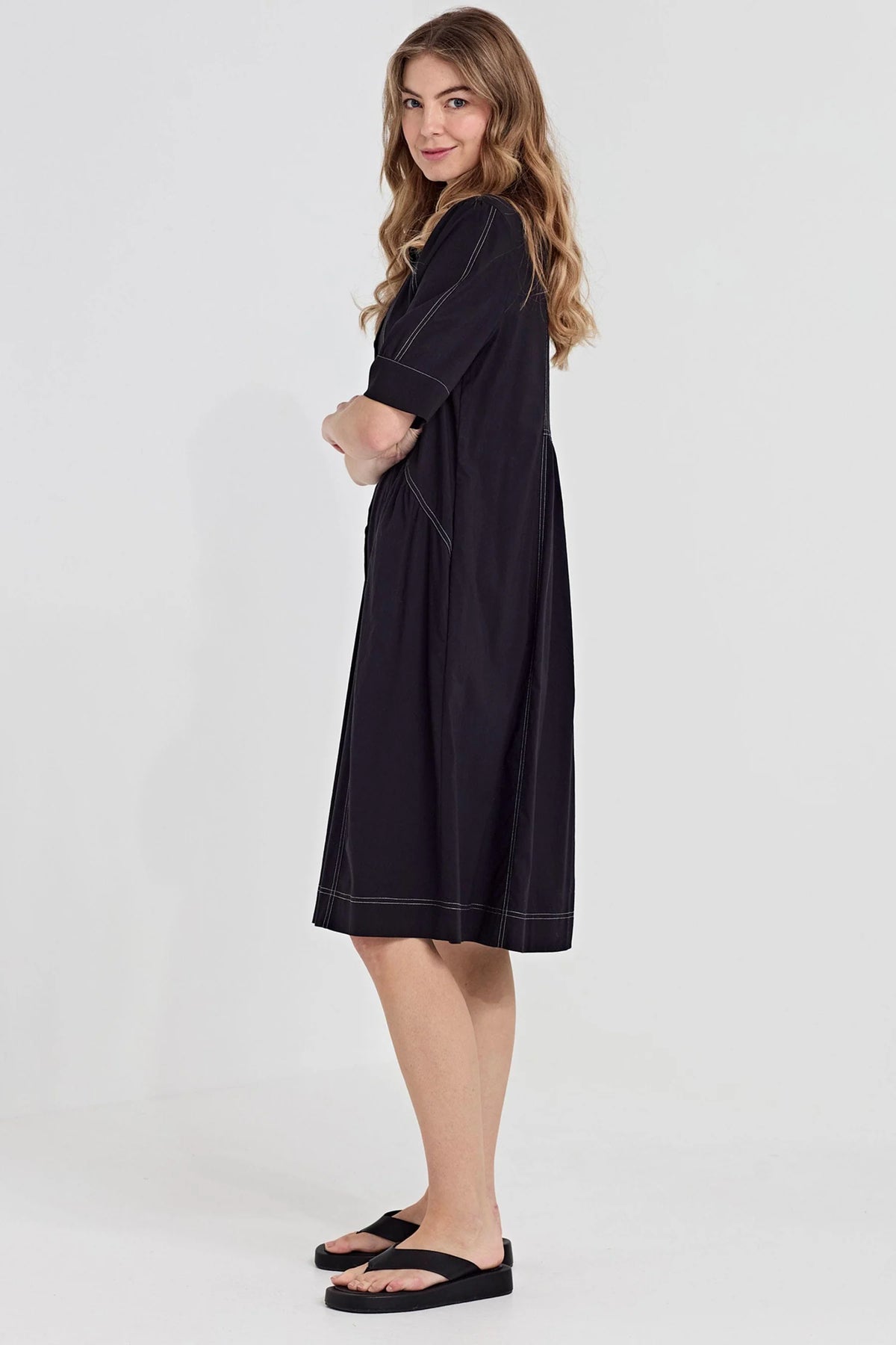 Verge | Acrobat Rosie Dress | Black