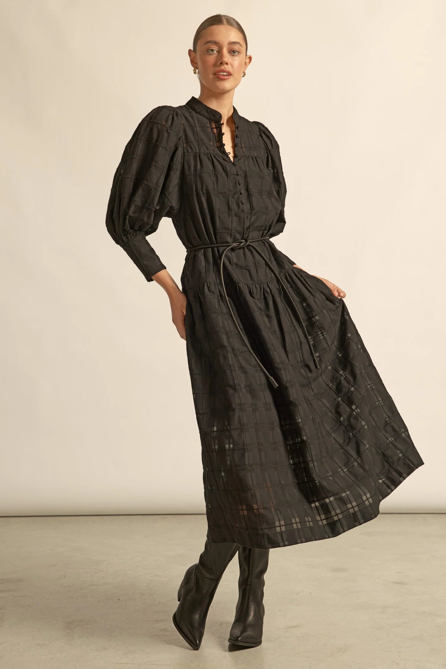Zoe Kratzmann | Vesper Dress | Black Check