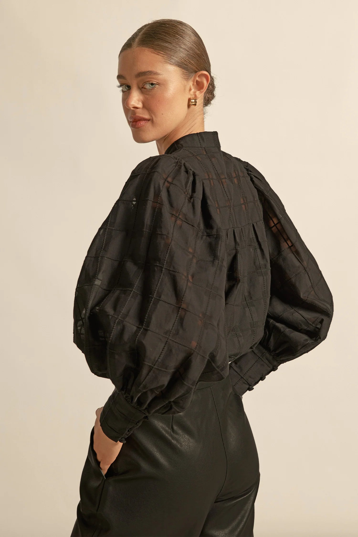 Zoe Kratzmann | Vista Top | Black Check