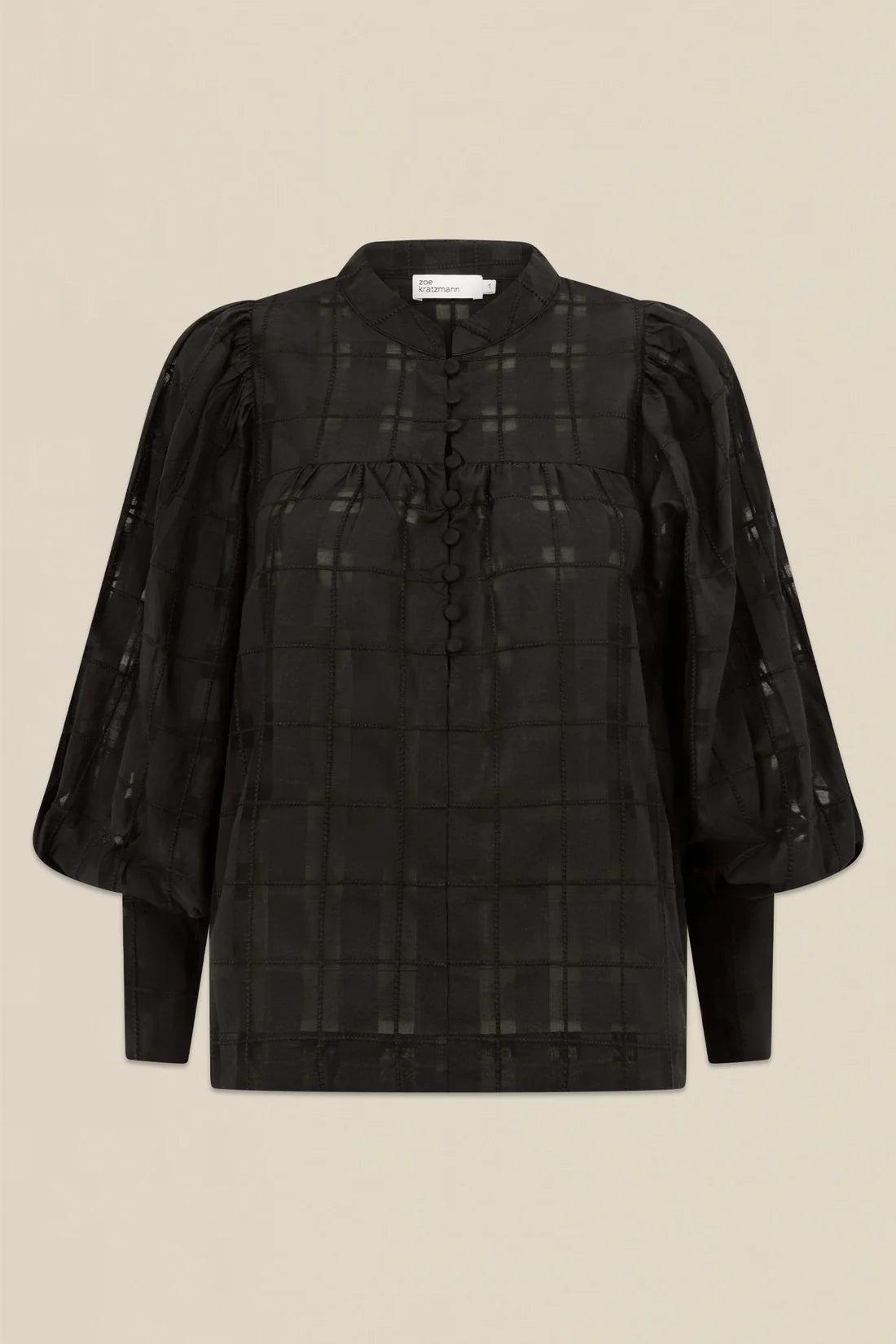 Zoe Kratzmann | Vista Top | Black Check